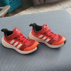 Adidas Toddler FortaRun Scarlet Solar Athletic Shoes